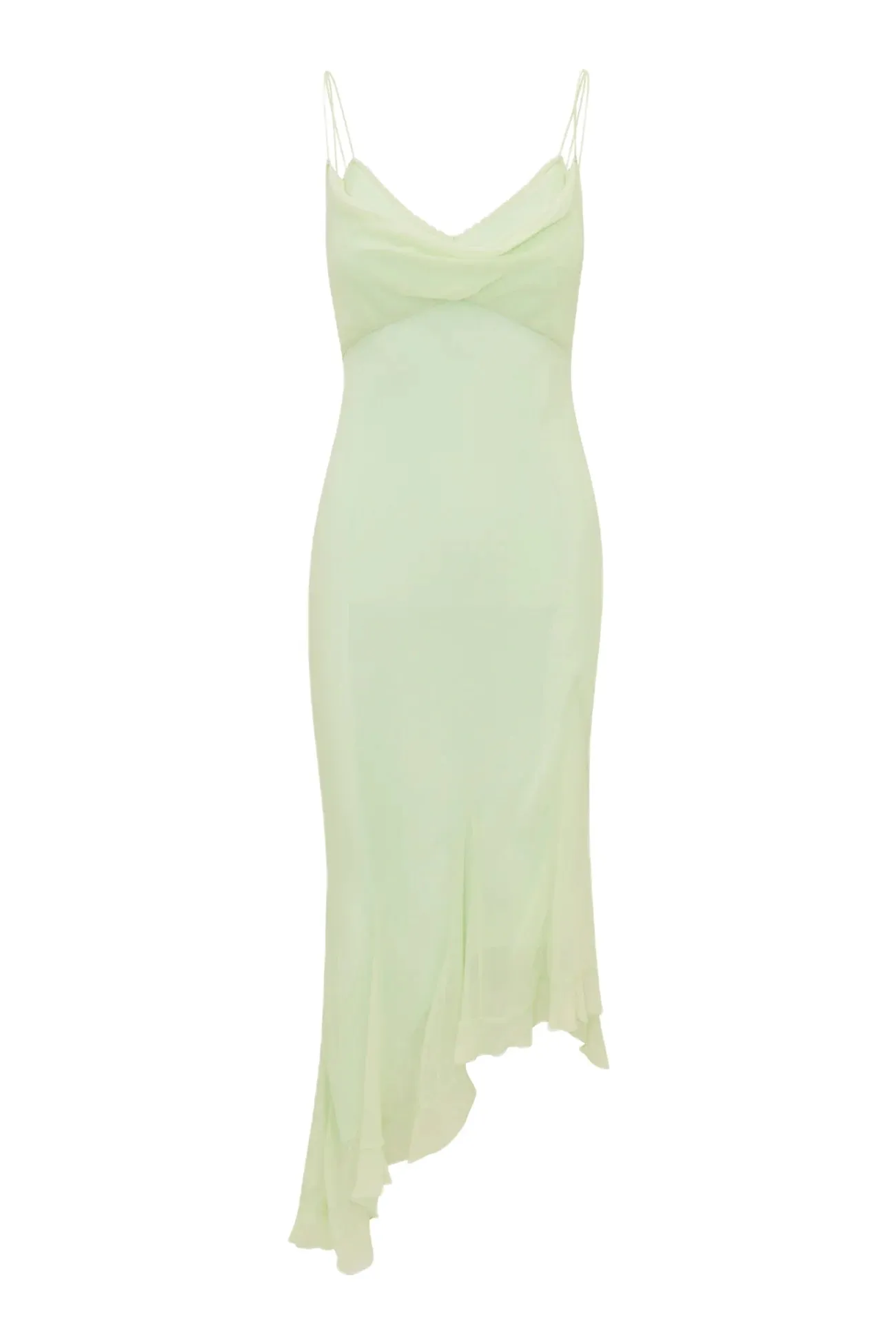 Chesley Chiffon Slip Dress ~ Washed Sage