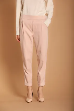 Easy Jogger women's chino pants in jersey with resca motif relaxed fit