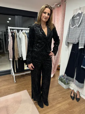 Kanicole Sequin Wide Leg Trousers - Party Collection - Kaffe