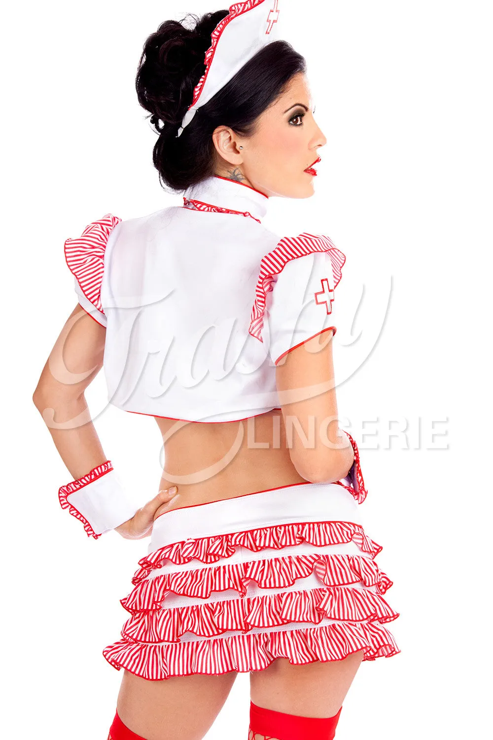 Ruffled Nurse Bolero